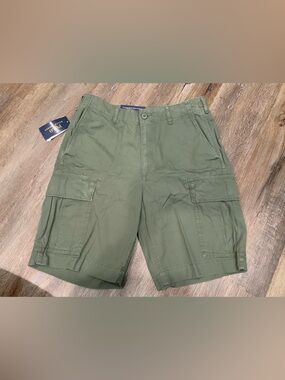 Polo Ralph Lauren 10-Inch Relaxed Fit Ripstop Cargo Shorts Green Utility Men 32
